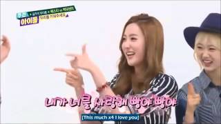 BESTie weekly idol haeryeong aegyo cut [upl. by Salome890]