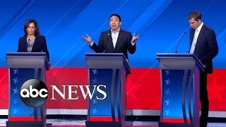 Democratic candidates debate Education  ABC News [upl. by Tullusus]