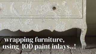 Furniture wrapping using Jolie paint and Iod paint inlays ￼￼￼ [upl. by Modesta433]