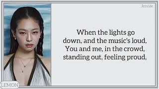 JENNIE  WINK WINK Easy Lyrics [upl. by Spancake646]