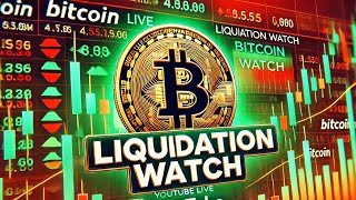 Bitcoin Live Chart amp Liquidations Watch  live bitcoin trading 247 [upl. by Cato]