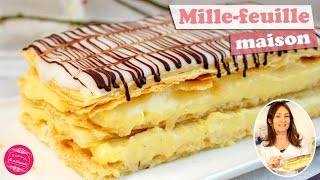 🌟 MILLEFEUILLE maison traditionnel  La recette FACILE comme en boulangerie 🌟 [upl. by Adila]