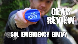 GEAR REVIEW SOL Emergency Bivvy Emergency Survival Blanket [upl. by Swisher125]