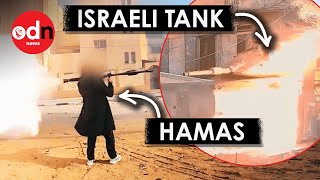 Hamas Combat Footage Shows How They Fight Israeli Troops [upl. by Annawal]