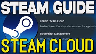 How to Enable Steam Cloud 2024 [upl. by Nnylimaj]