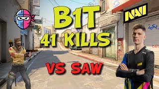 B1T DOMINATES Saw w 41 KILLS POV KILL CAM  Perfect World Shanghai Major 2024 CS2 PRO GAMEPLAY [upl. by Cassie]