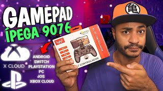 Unboxing GAMEPAD Ipega 9076 para Android IOS PC TV PS3 PS4 Switch e Xbox [upl. by Haissi563]