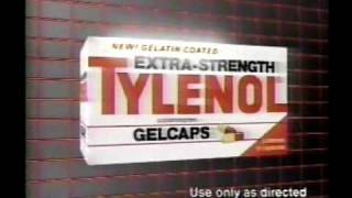 1988 Tylenol Gel Caps Commercial [upl. by Clarice]