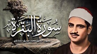 سورة البقرة طاردة الشياطين  بصوت الشيخ محمد صديق المنشاوي  تلاوة هادئة للنوم والراحة النفسية 😴 [upl. by Gruber186]