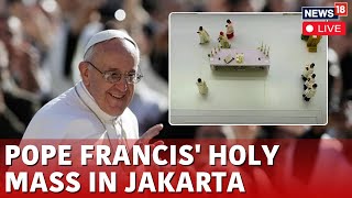 Pope Francis LIVE  Pope Francis Jakarta Visit  Pope Francis Jakarta Live News  Indonesia  N18G [upl. by Ym695]