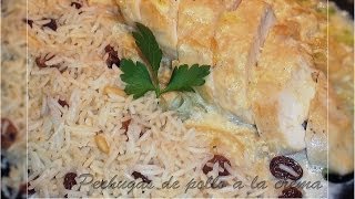 Pechugas de pollo a la crema con arroz Basmati  La Cocina de Loli Domínguez Loli Domínguez [upl. by Edette527]