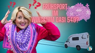 Frühsport im Wohnmobil Ja  die 5 Tibeter im Wingamm Oasi 540 [upl. by Sillsby747]