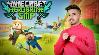 HEROBRINE SMP DAY 2  MINECRAFT [upl. by Ahsinac225]