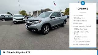 2017 Honda Ridgeline Findlay Kenton Carey Upper Sandusky Bowling Green OH HT240665A [upl. by Ecilef]