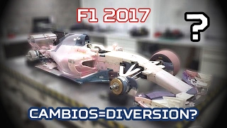 Cambios F1 2017 más aerodinámica¿Más diversión [upl. by Mountfort]