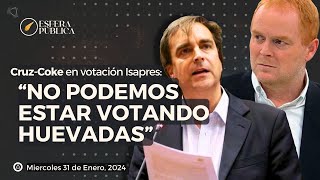 NOTICIAS CruzCoke quotNo podemos estar votando huevadasquot 31 Enero 2024 [upl. by Citarella]