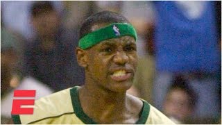 LeBron James high school team upsets No 1 Oak Hill Academy 2002  ESPN Archive [upl. by Yrreg]