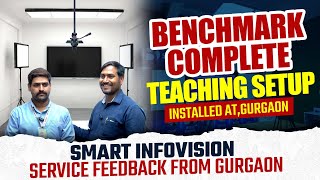 Benchmark Complete Teaching Setup Installed AtGurgaon  Smart Infovision Service Feedback 🔥 [upl. by Demahum237]