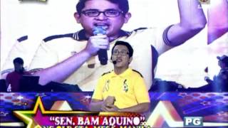 Bam Aquino kalokalike competes on Showtime [upl. by Collar]