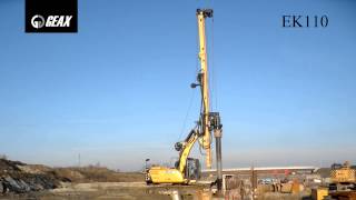 GEAX EK110  multi  purpose Piling Rig drilling machine [upl. by Loriner]