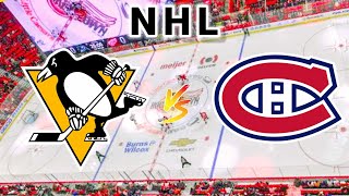 Pittsburgh Penguins vs Montreal Canadiens  2024 NHL PLAY BY PLAY LIVE SCORE [upl. by Saxet]