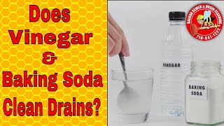 Vinegar amp Baking Soda Cleans Drains Sewer Fact or Myth [upl. by Ennazus]