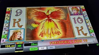 Wings of Fire🔥 2€ Freispiele🔥 Big Win Novoline Spielothek Geht ab🔥 [upl. by Marylou]