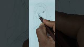 How to draw a face sketch ❤️❤️🙏🙏😍🩸 [upl. by Marou]