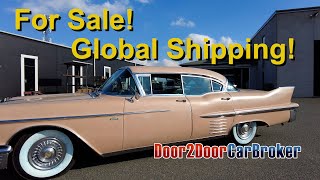 For Sale 1958 Cadillac Sedan DeVille  Global Shipping [upl. by Bernt650]