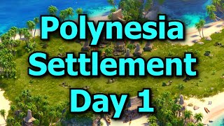 Forge of Empires Polynesia Settlement  Day One First Impressions of the Brand New Settlement [upl. by Akinom]