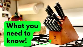 Henckels 15Piece Knife Set Review [upl. by Amethist]