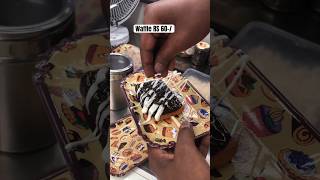 waffle veggiefoodie streetfood ytshot shorts foodshorts foodvideos foodlover viralvideo [upl. by Huggins769]