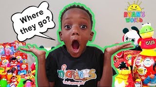 Super Siah Plays Hide And Seek With Ryans World Toys [upl. by Einiffit]