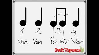 Nota Değerleri ve Tartımları 1 Berk Yayman [upl. by Oniotna]