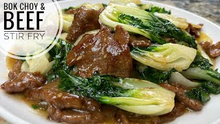 Beef amp Bok Choy Stir Fry  Tender Juicy Beef And Vegetable Stir Fry [upl. by Grieve852]