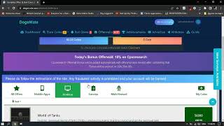 Гайд по работе с офферволом на примере Offertoro через сайт dogemate [upl. by Doughty]