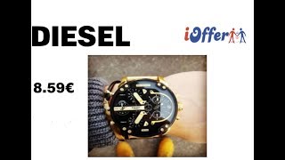 UNBOXING IOFFER MONTRE DIESEL 859 € PAS CHER [upl. by Enirehtacyram]