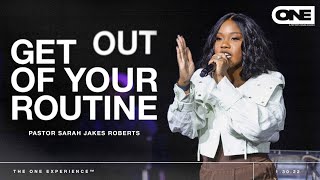 Get Out of Your Routine  Sarah Jakes Roberts [upl. by Eillat825]