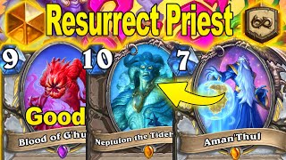 My Resurrect Priest Deck Is Back in 2024 Stronger At MiniSet Showdown in the Badlands  Hearthstone [upl. by Camroc135]