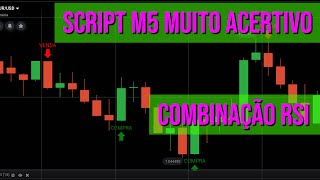 SCRIPT IQ OPTION  COMBINAÇÃO RSI EM M5 [upl. by Nisior]