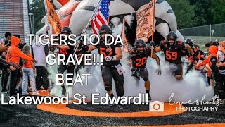 Go Tigers Beat St Edward 2024 [upl. by Pazice]