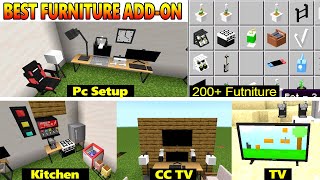 How To Download Furniture AddOn for Minecraft Pe 121  Furniture Mod In mcpe Hindi 2024 [upl. by Drolyag]