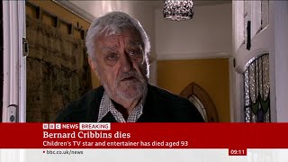 Bernard Cribbins dies  BBC Breaking News 28 July 2022 [upl. by Rashidi]