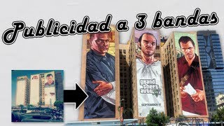 Publicidad de GTA V a 3 bandas Progreso hasta finalización [upl. by Roseanne]