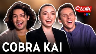 Jacob Bertrand likes Peyton Lists dog more than the Cobra Kai cast  Etalk Interview [upl. by Bohannon]