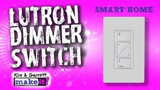 How To Install A Lutron Dimmer Switch DIY Smart Home [upl. by Laina]