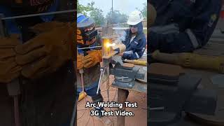 Arc Welding 3G Test Video viralvideo arcwelding kamalpandey viralvideo welding 🙏💟 [upl. by Diane]