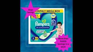 Pampers Diapers  Large size [upl. by Anaiq33]