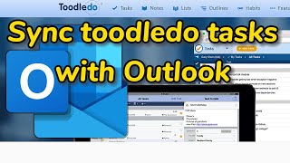 Toodledo sync plugin for Outlook task or todo list [upl. by Au]