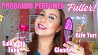 Probando 3 Perfumes FULLER Salvaggio Tulip Glenda y Aire by Yuri Eve Tips [upl. by Malha]